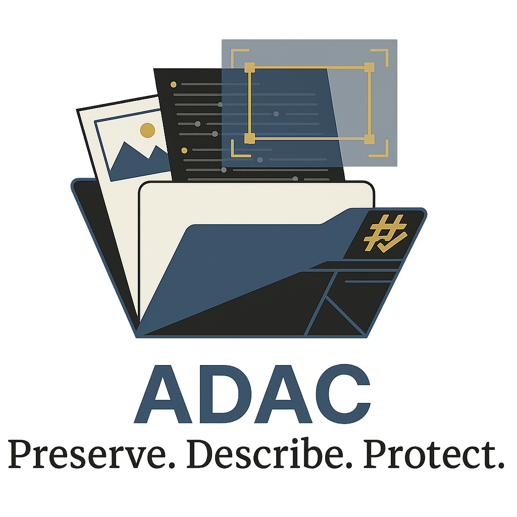 ADAC - Preserve. Describe. Protect.